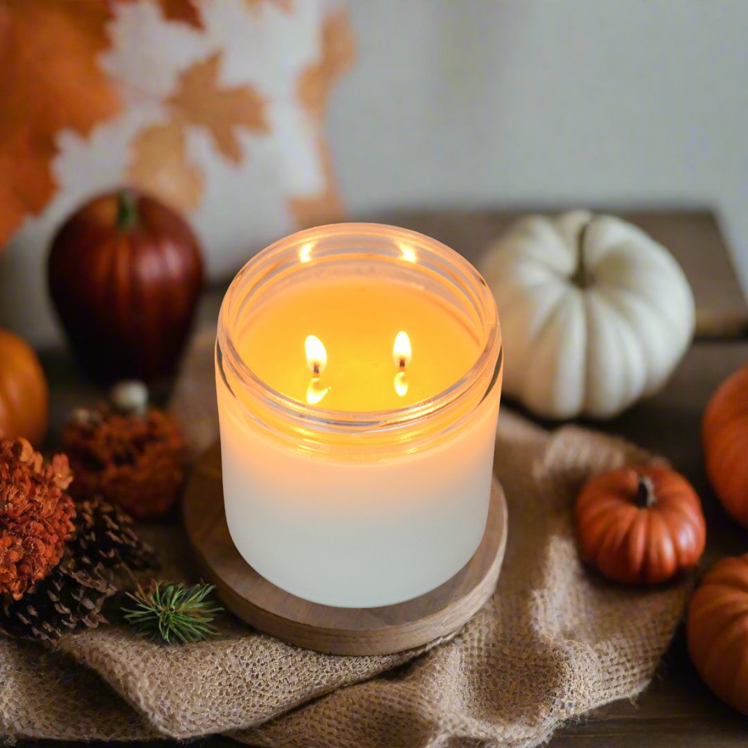 Woodland Spice Fall Soy Wax Blend Scented Candle | Non-Toxic | Fall Candle | Fall Decor | Gift Ideas |Handmade
