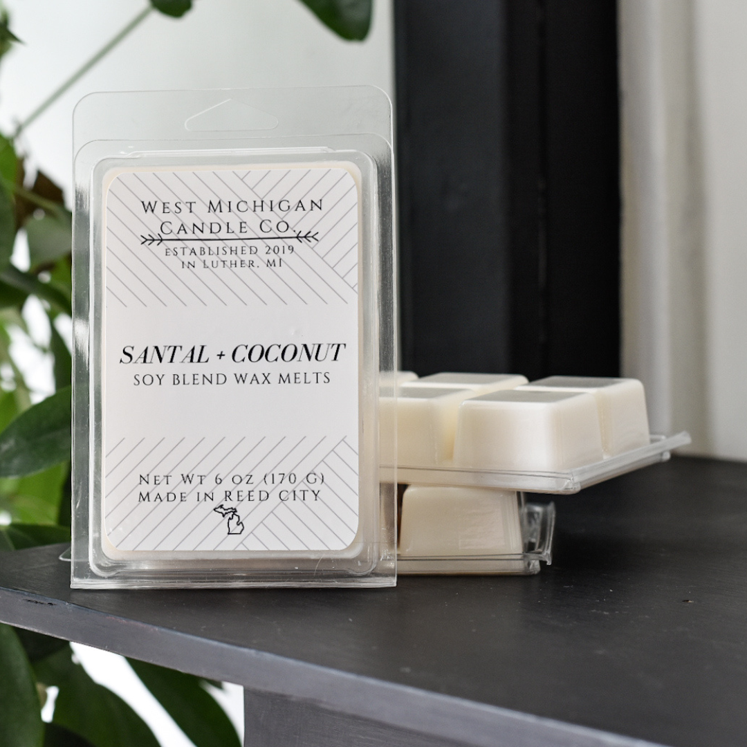 Santal + Coconut Soy Wax Blend Scented Wax Melts