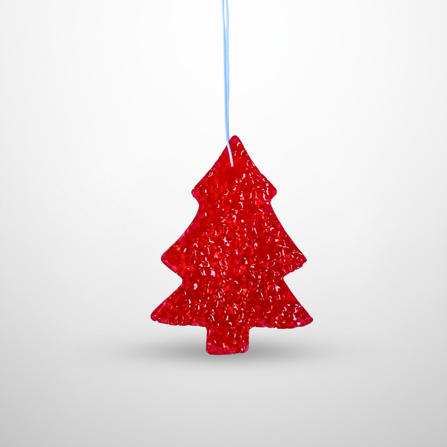 Red Christmas tree aroma bead air freshener with clean fragrance -perfect holiday stuffer or gift