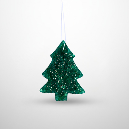 Green Christmas tree aroma bead air freshener with clean fragrance -perfect holiday stuffer or gift