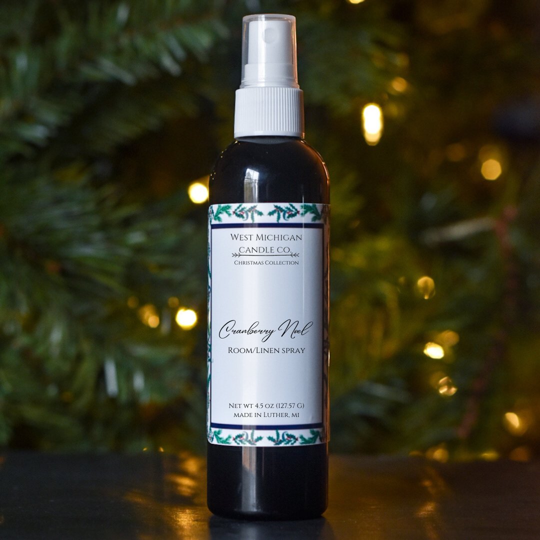 Cranberry Noel Room Spray - West Michigan Candle Co.