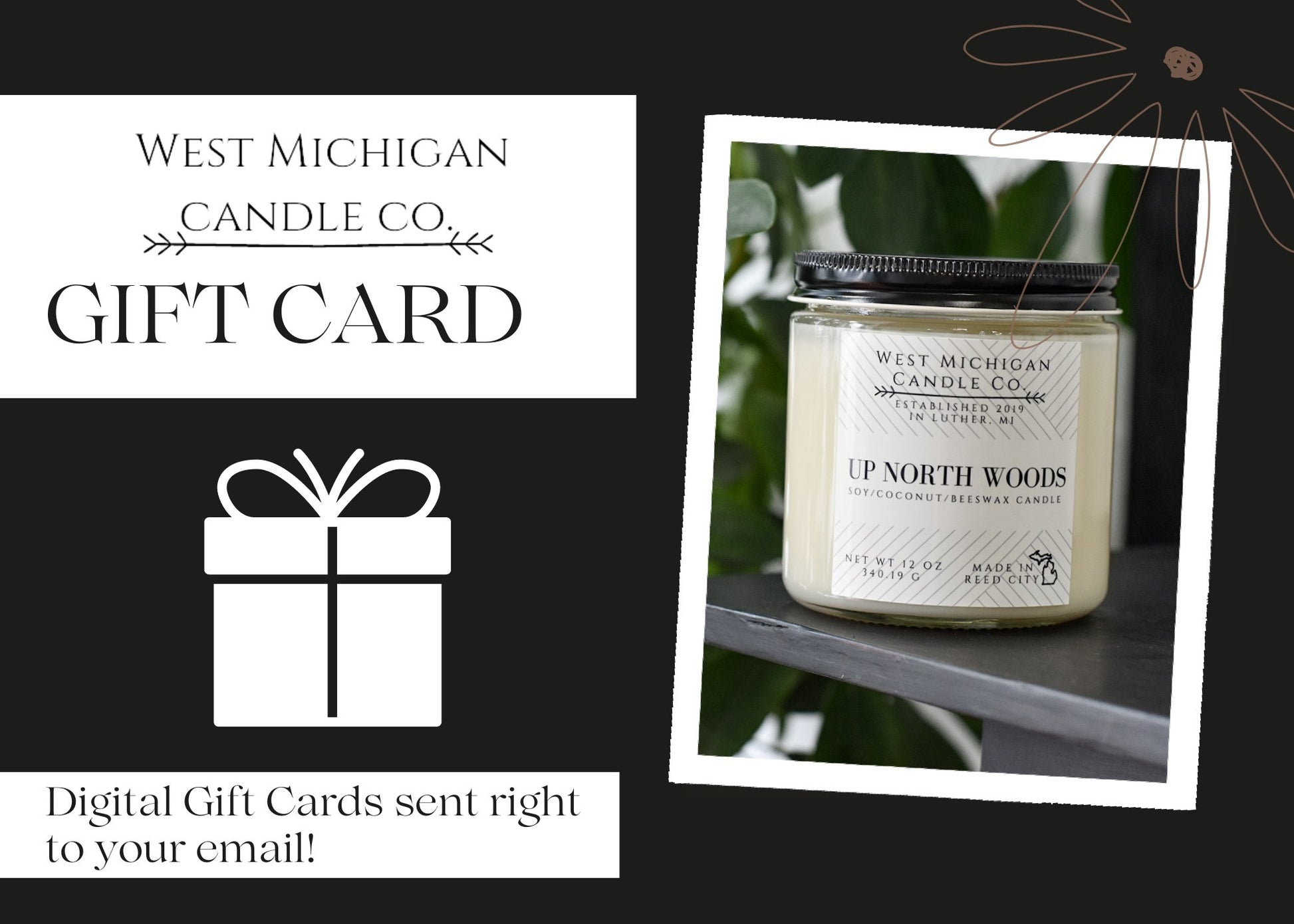 Gift Cards | Digital Online Gift Cards - West Michigan Candle Co.