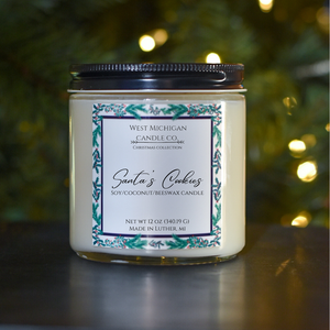 CLEARANCE Santa's Cookies Christmas Soy Blend Candles