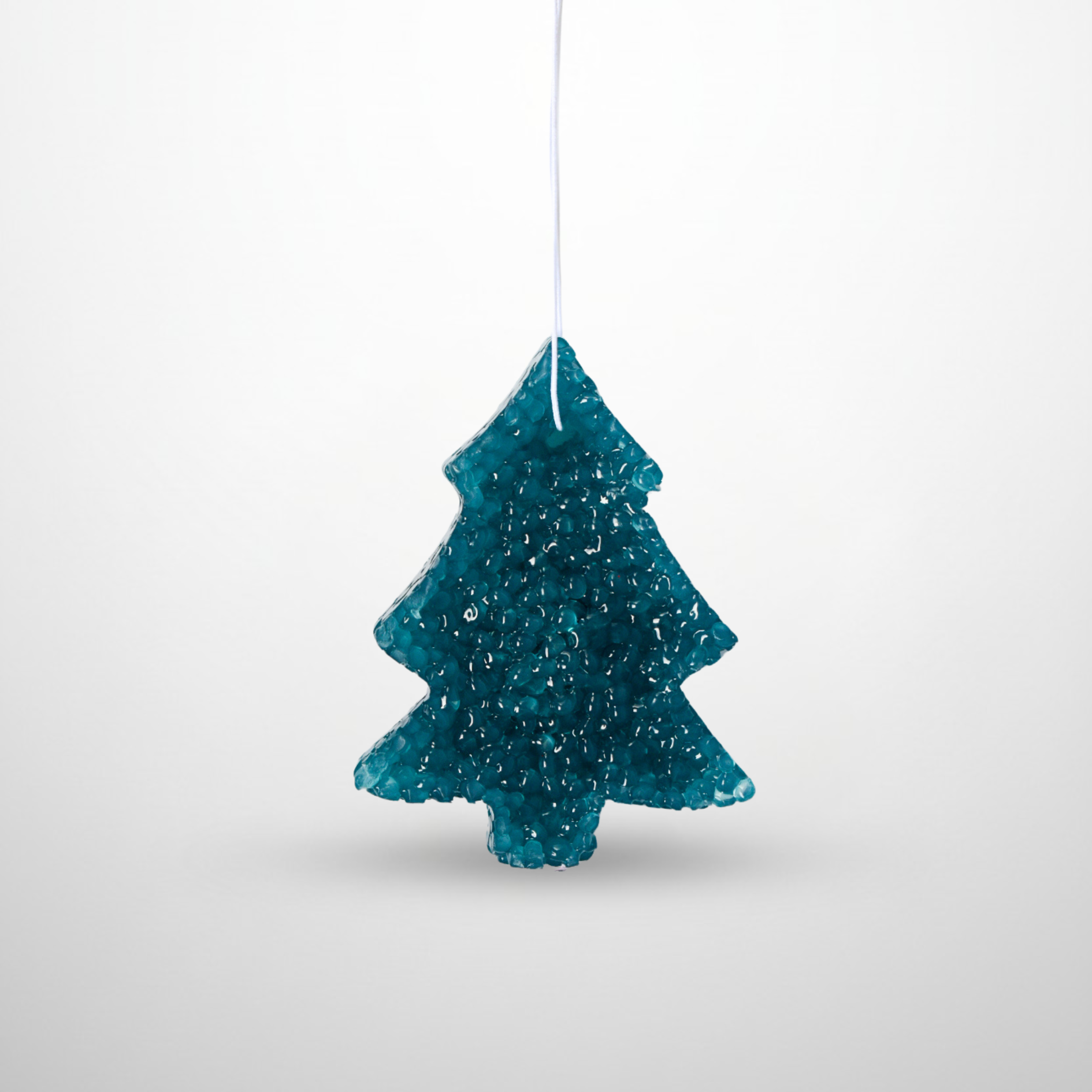 Blue Christmas tree aroma bead air freshener with clean fragrance -perfect holiday stuffer or gift