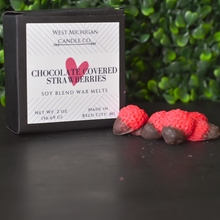 Load image into Gallery viewer, Chocolate Covered Strawberry Wax Melts
