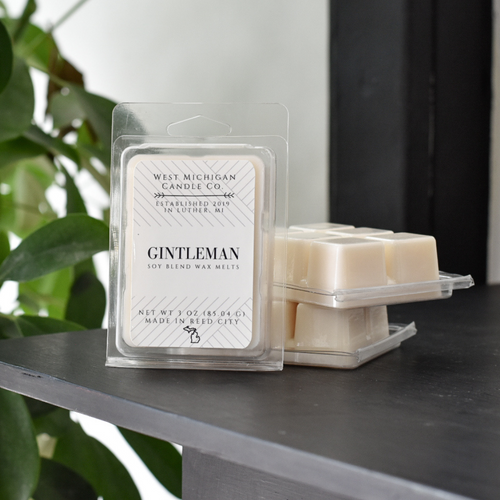 Gintleman Soy Wax Blend Scented Wax Melts | Dry Gin Cypress Scented Wax Melts | Strong Wax Tart Melts | Long Lasting Wax Melts | Wax Cubes for Warmer | Gift Ideas